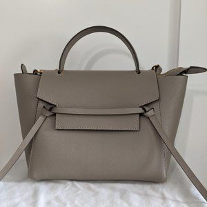 Leather Belt Bag Taupe